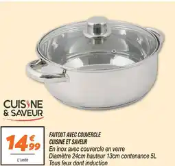 Netto Cuisine & saveur faitout avec couvercle offre