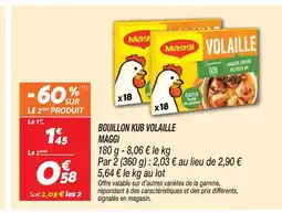 Netto Maggi bouillon kub volaille offre