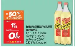 Netto Schweppes boisson gazeuse agrumes offre