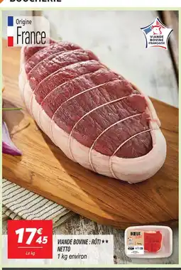 Netto Viande bovine rôti offre