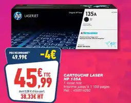 Bureau Vallée Hp cartouche laser hp 135a offre