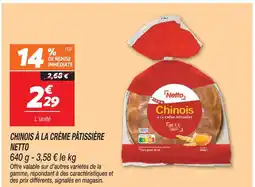 Netto Netto chinois à la crème pâtissière offre