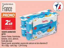 Netto Netto yaourts aromatisés offre