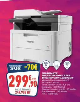 Bureau Vallée Brother imprimante multifonction laser dcp-l3560cdw offre