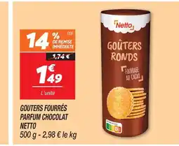 Netto Netto goûters fourrés parfum chocolat offre
