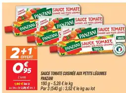 Netto Panzani sauce tomate cuisinée aux petits légumes offre