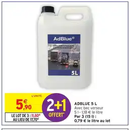 Intermarché Adblue solution d'urée de haute pureté offre