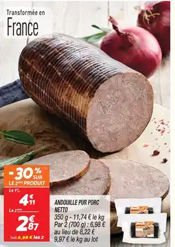 Netto Netto andouille pur porc offre