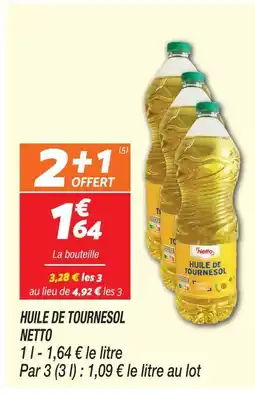 Netto Netto huile de tournesol offre