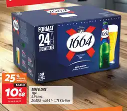 Netto 1664 bière blonde offre