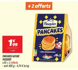 Netto Pasquier pancakes nature offre