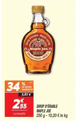 Netto Maple joe sirop d'érable offre