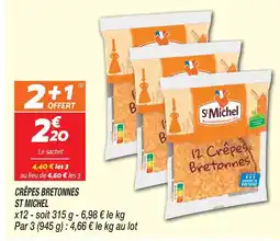 Netto St michel crêpes bretonnes offre