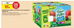 Intermarché Pom'potes compotes gourdes les inédits multivariétés offre