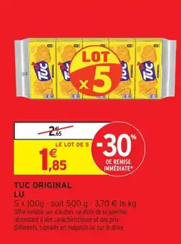 Intermarché Lu tuc original offre