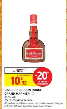 Intermarché Grand marnier liqueur cordon rouge offre