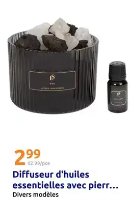 Action Diffuseur d'huiles essentielles avec pier offre