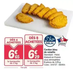 Promocash Cordon bleu de volaille offre