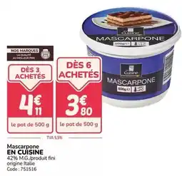 Promocash Fini - mascarpone offre