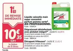 Promocash Jex professionnel - dégraissant désinfectant avec pistolet intégrée offre