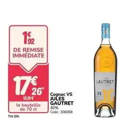 Promocash Cognac vs jules offre
