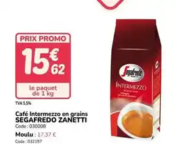 Promocash Promo - café intermezzo en grains offre