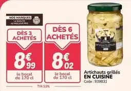 Promocash Artichauts grillés en cuisine offre