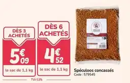 Promocash Spéculoos concassés offre