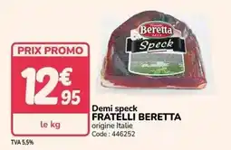 Promocash Promo - demi speck offre