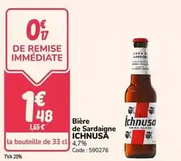 Promocash Bière de sardaigne offre