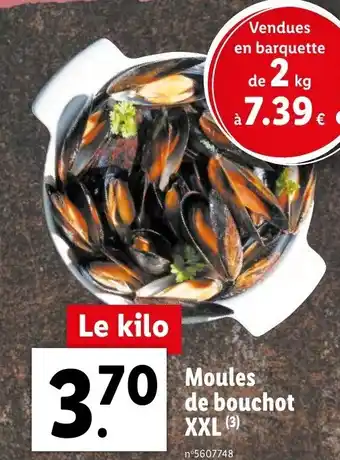 Lidl Moules de bouchot XXL offre