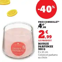 Super U Bougie parfumee offre