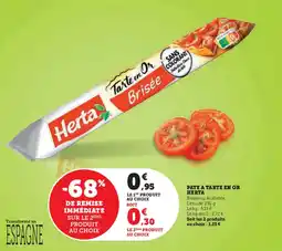 U Express Pate a tarte en or herta offre