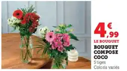 U Express Bouquet compose coco offre