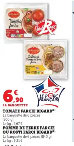 U Express Tomate farcie bigard offre