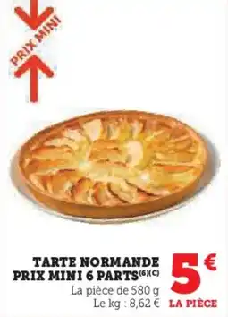 U Express Tarte normande prix mini 6 parts offre
