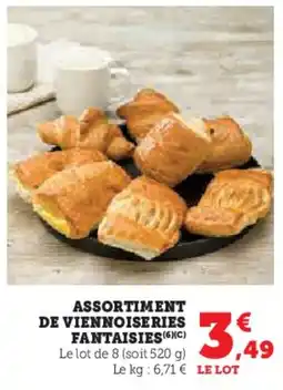 U Express Assortiment de viennoiseries fantaisies offre