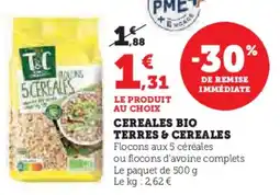 U Express Cereales bio terres & cereales offre