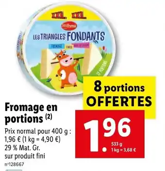 Fromage en portions