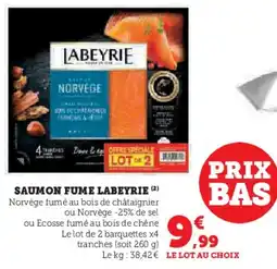 U Express Saumon fume labeyrie offre