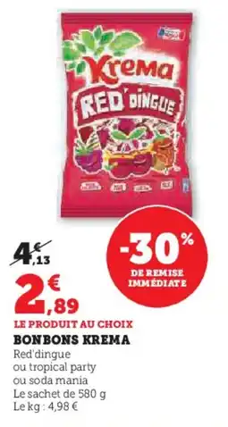 U Express Bonbons krema offre