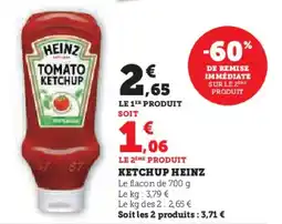 U Express Ketchup heinz offre