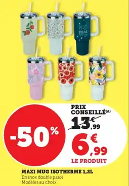U Express Maxi mug isotherme offre