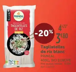 L'Eau Vive Tagliatelles de riz blanc primeal offre