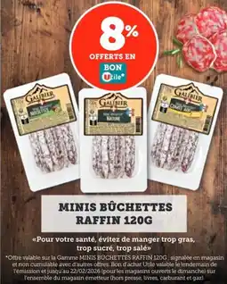 Utile Minis bûchettes raffin offre