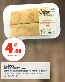 Utile Crêpes mix buffet offre