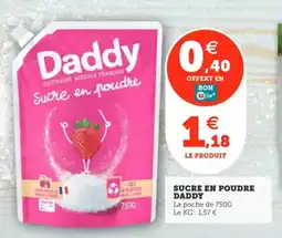 Utile Sucre en poudre daddy offre