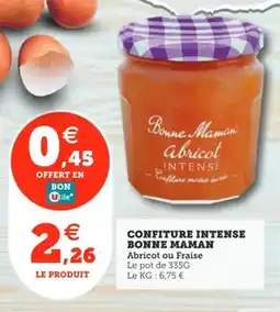 Utile Confiture intense bonne maman offre