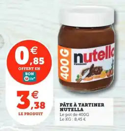 Utile Pâte à tartiner nutella offre