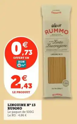 Utile Linguine n° 13 rummo offre